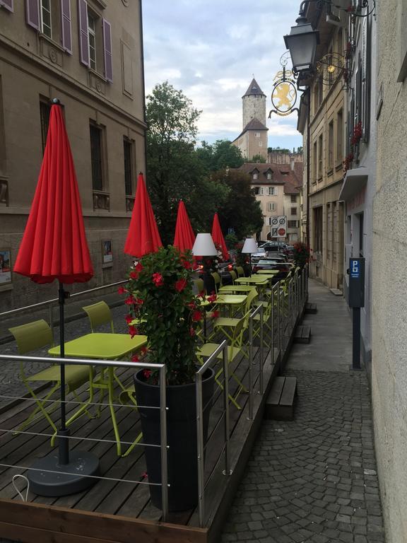Hotel-Restaurant Le Lion D'Or Porrentruy Dış mekan fotoğraf