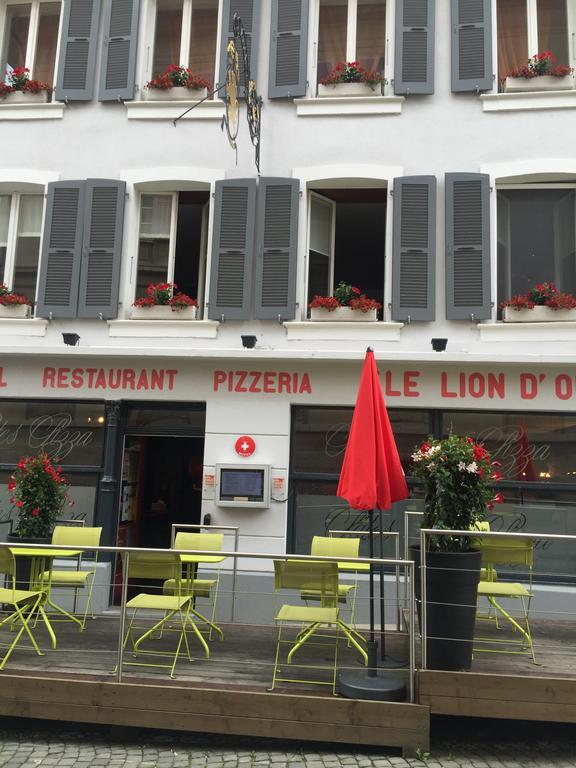 Hotel-Restaurant Le Lion D'Or Porrentruy Dış mekan fotoğraf