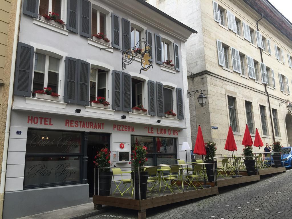 Hotel-Restaurant Le Lion D'Or Porrentruy Dış mekan fotoğraf